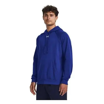 Under Armour Pánská mikina Rival Fleece Hoodie royal XXL, Modrá