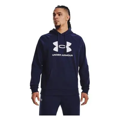 Under Armour Pánská mikina Rival Fleece Logo HD midnight navy XXL, Tmavě, modrá