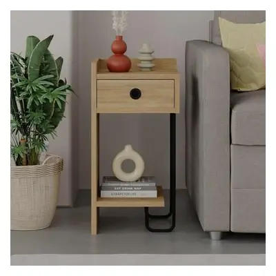 Hanah Home Nightstand Sirius Left - Oak v2