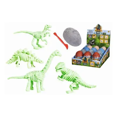 Vajíčko s kostrou dinosaura k vykopání