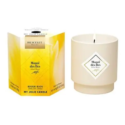 My Jolie Candle Vonná svíčka 36h s náramkem Gold Les Surprenantes Ostrov Monoi 320279