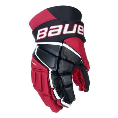 Bauer Rukavice Vapor 3X S22 SR, Senior, 14", černá-červená, Černá / červená