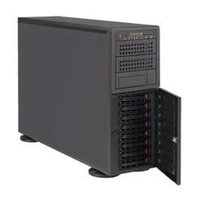 SUPERMICRO Tower/4U WS 2x LGA4189, iC621A, 16x DDR4, 8x HS (3,5"), 2x1200W (titanium), 2x10GbE, 