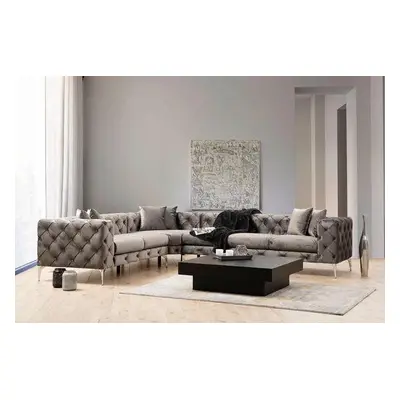 Atelier del Sofa Corner Sofa Como Left - Anthracite