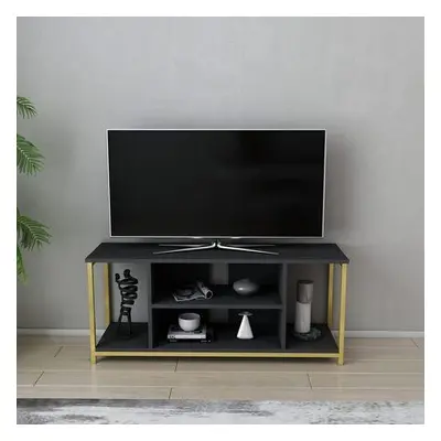 Hanah Home TV Stand Rinaldo - Anthracite, Gold AnthraciteGold