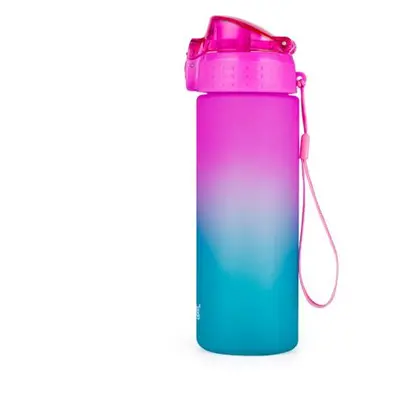 OXYBAG Láhev na pití OXY Click 600 ml OXY Ombre Blue-Pink