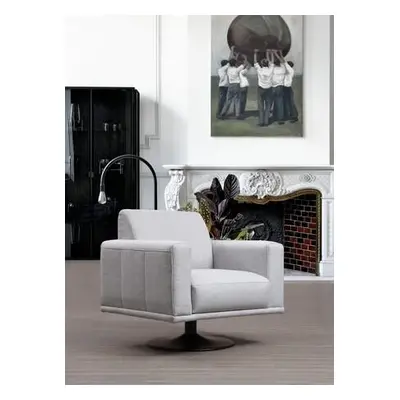 Atelier del Sofa Wing Chair Nikea Turnable Armchair Light Grey