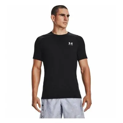 Under Armour Pánské triko HG Armour Fitted SS black L, Černá