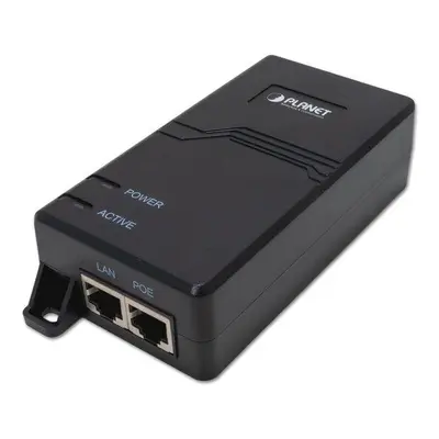 Planet POE-163 PoE injektor IEEE802.3at, 30W, 1000Base-T, na zeď, POE-163