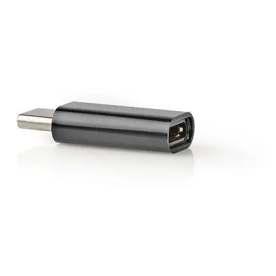 Nedis CCGB60910BK - USB-C Adaptér| USB 2.0 | USB-C Zástrčka | USB Micro-B Zásuvka | 480 Mbps | K