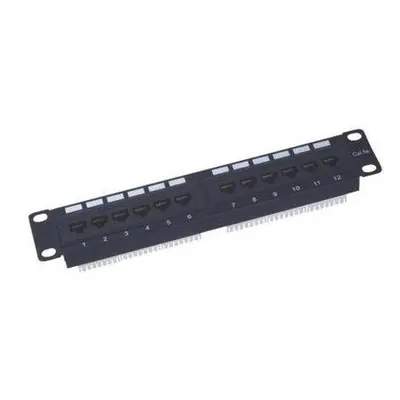 XtendLan Patch panel 10", 1U / 12 portů, CAT5E, osazený, PP0-12K