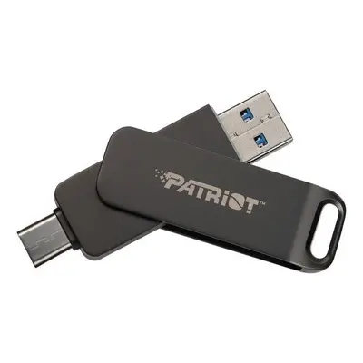 PATRIOT RAGE R550 256GB / USB Typ-A + USB Typ-C / USB 3.2 Gen 1 / šedá, PE256GR550DSAD