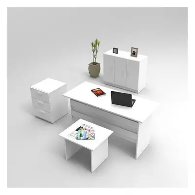 Hanah Home Office Furniture Set VO12-W White