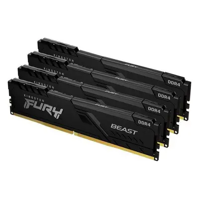 Kingston Fury Beast DIMM DDR4 128GB 3200MHz černá (Kit 4x32GB), KF432C16BBK4/128