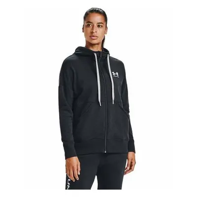 Under Armour Dámská mikina Rival Fleece FZ Hoodie black S, Černá