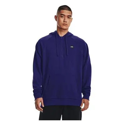 Under Armour Pánská bavlněná mikina Rival Fleece 1/2 Zip HD sonar blue XL