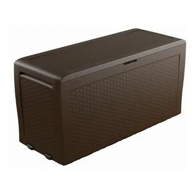 Zahradní box Keter Samoa Rattan Box 270L hnědý