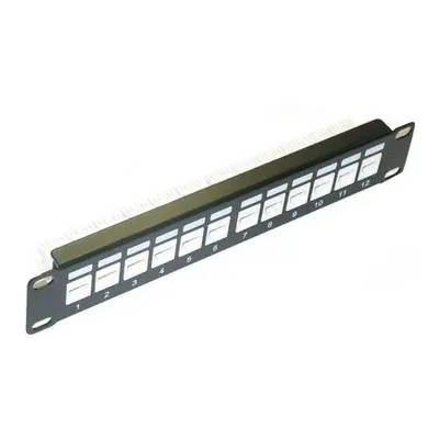 XtendLan Patch panel 10", 1U / 12 portů, CAT6, osazený, PPO-12STP