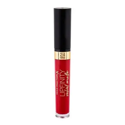 Max Factor Lipfinity Velvet Matte 24HRS tekutá matná rtěnka 025 Red Luxury 3,5 ml