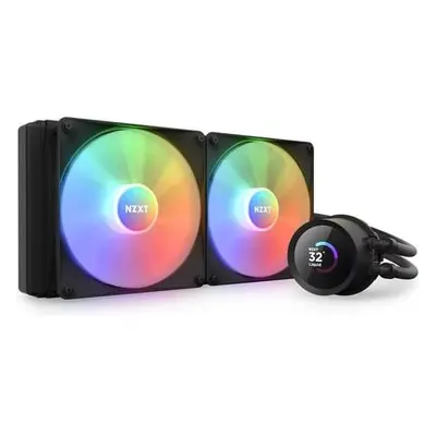 NZXT vodní chladič Kraken 280 RGB / 2x140mm fan / 4-pin PWM / LCD disp. / 6 let, RL-KR280-B1