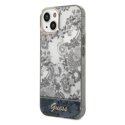 Guess PC/TPU Toile De Jouy kryt iPhone 14 Plus šedý