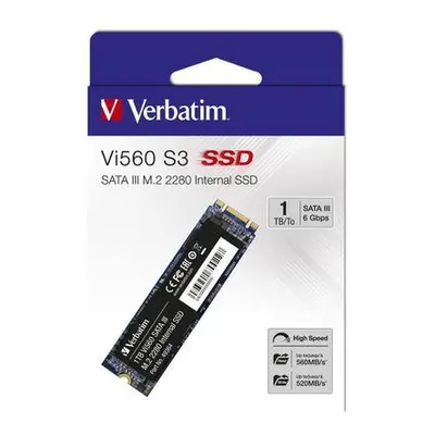 Verbatim M.2 SATA III SSD Vi560 S3, 1TB, 49364