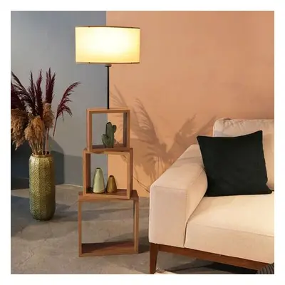 Opviq Wooden Floor Lamp AYD - 2902 Light Brown