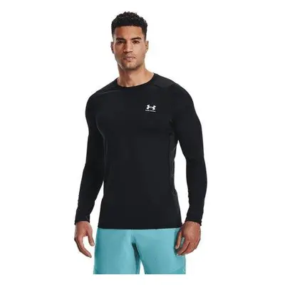 Under Armour Pánské triko HG Armour Fitted LS black XL, Černá