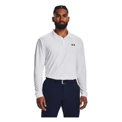 Under Armour Pánské polo tričko Performance 3.0 LS Polo white M, Bílá