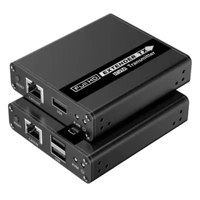 PremiumCord HDMI KVM extender FULL HD 1080p na 70m s přenosem USB; khext70-6