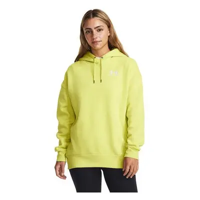 Under Armour Dámská mikina Essential Flc OS Hoodie lime yellow M