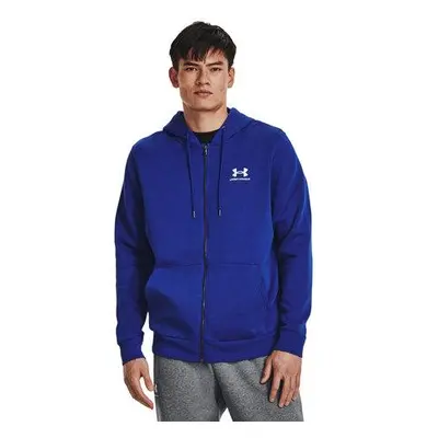 Under Armour Pánská mikina Essential Fleece FZ Hood royal M, Modrá