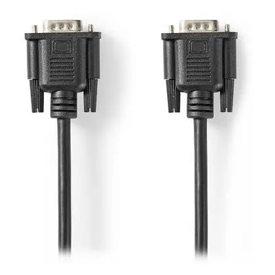 NEDIS kabel VGA (D-SUB)/ zástrčka VGA - zástrčka VGA/ černý/ bulk/ 2m, CCGT59000BK20