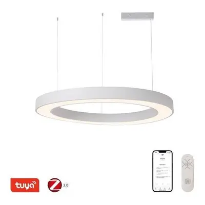 IMMAX NEO PASTEL SLIM SMART závěsné svítidlo 95 x 7cm 68W bílé Zigbee 3.0, TUYA