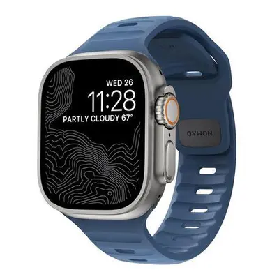 Sportovní řemínek Nomad pro Apple Watch 44-49 mm - Námořnická modř