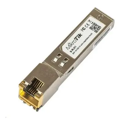 MikroTik SFP konvertor na metaliku 10/100/1000M, RJ-45, až 100m, S-RJ01