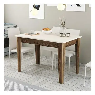 Hanah Home Kitchen Table Kiev 508 - Walnut, Cream