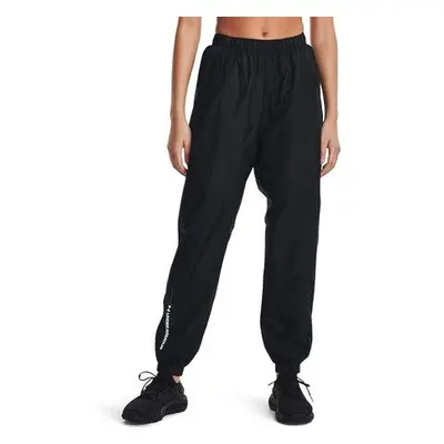 Under Armour Dámské kalhoty Rush Woven Pant black S, Černá