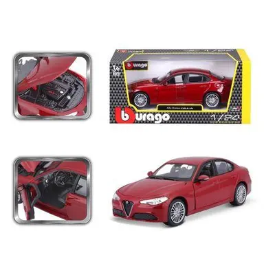 Bburago 1:24 Plus Alfa Romeo Giulia (2016) Metallic Red