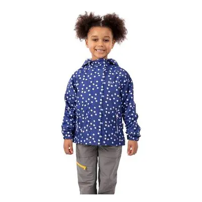 Trespass Dětská nepromokavá bunda Hopeful dark blue spotty print 9/10, 134 - 143