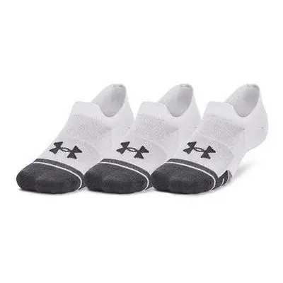 Under Armour Unisex ponožky Performance Tech 3pk ULT white M, Bílá