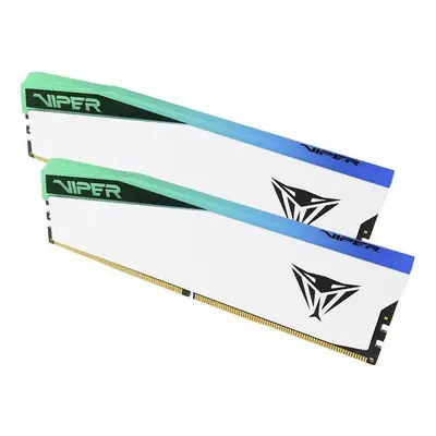 PATRIOT VIPER ELITE 5 WHITE RGB 64GB DDR5 6200MHz / DIMM / CL42 / Kit 2x 32GB, PVER564G62C42KW