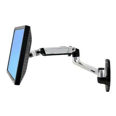 ERGOTRON LX Wall Mount Arm, Polished Aluminum - nástěnný držák, max. 34" LCD, 45-243-026