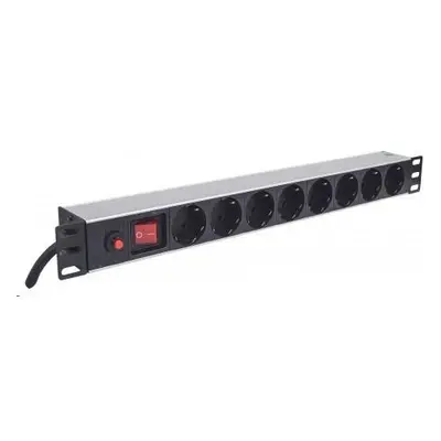 Intellinet 19" Rackmount 8-Way Power Strip, 713986