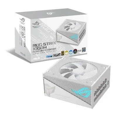 ASUS zdroj ROG STRIX 1000W Gold Aura Edition WHITE, 1000W, 80+ Gold, ARGB, 90YE00P5-B0NA00