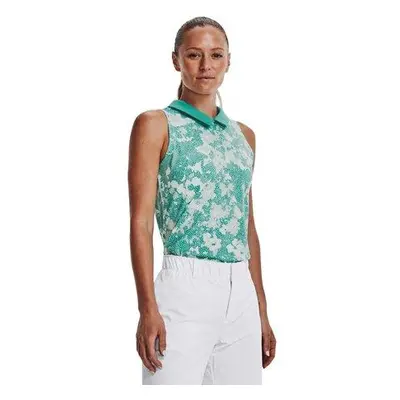 Under Armour Dámské polo tričko bez rukávů Zinger Rise Slvls Polo green XS, Zelená