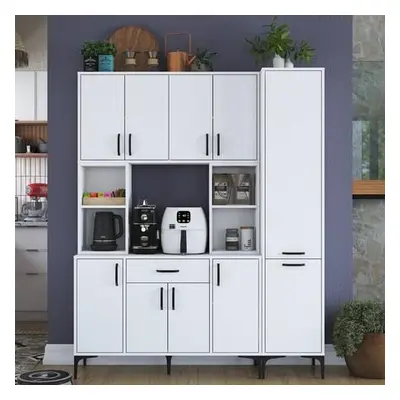 Hanah Home Multi Purpose Cabinet JE122 - 2980 White