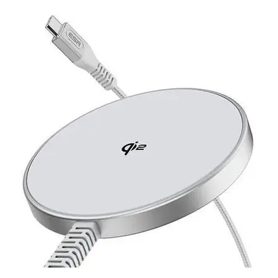 ESR Qi2 mini wireless charger (HaloLock)(silver)