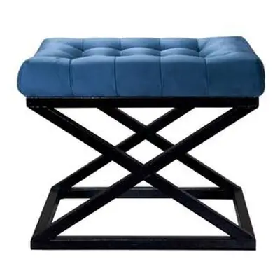 Atelier del Sofa Pouffe Capraz - Black Navy BlueBlack