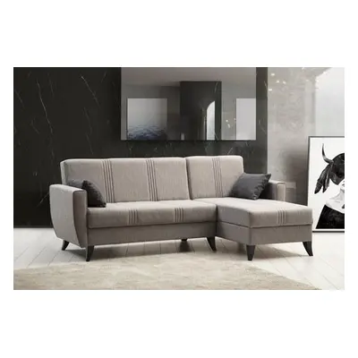 Atelier del Sofa Corner Sofa-Bed Zaden - Light Grey